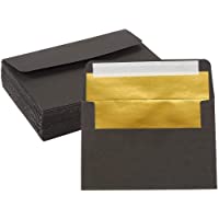 Pack de 50 de sobres- tamaño C6 - 4-25 x 6-25 pulgadas- Sobres de solapa cuadrados - Sobres de fotos - Sobres de…